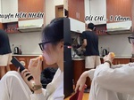 Chồng trẻ đứng rửa bát hát nghêu ngao trách đời vì lấy vợ sớm