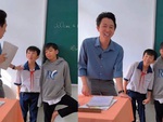 Thầy giáo kiểm tra bài cũ theo trend phim Hong Kong