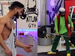 Chàng trai tập gym ngơ ngác khi thấy anh lao công một tay xách tạ