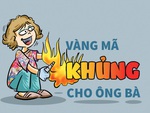 Đốt vàng mã khủng: Bố có nhà lầu, con cháu ra đê ở