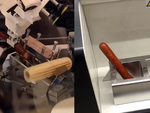 Cười ngất với màn làm hot dog của robot