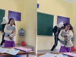 Nam sinh cosplay thành 'Kẻ phản diện' để hù cô giáo
