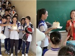 Cả lớp giả vờ cúp học để tạo sinh nhật bất ngờ cho cô giáo