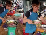 Khách phì cười với chàng trai bán thịt heo 'não cá vàng'