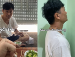 Con trai có màn 'báo' cha khiến dân mạng cười xỉu