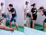 Chồng đi học võ về vẫn bị 'nóc nhà' tát không trượt phát nào