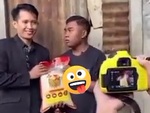 Nhà hảo tâm ngơ ngác trước thanh niên nhận quà từ thiện