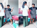 Vợ đứng hình nhìn chồng nhảy múa siêu cute