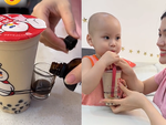 Mẹ trẻ hiến kế cho con nhỏ uống thuốc siêu đỉnh
