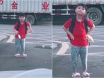 Bé gái cay cú vì bị tài xế ô tô bóp còi giật mình