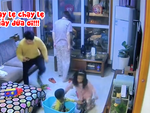 Hai bố con 'tốc biến' cực nhanh khi thấy mẹ có hành động lạ