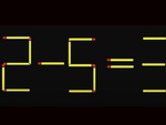 Thử tài IQ với bài toán di chuyển que diêm tìm phép tính đúng