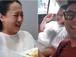 Đang ăn cơm thì vợ đau đẻ, anh chồng liên tục cười sung sướng