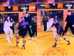 Võ sư truyền điện bị võ sĩ boxing đấm sưng mắt