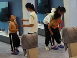 Chị gái nhanh trí cứu em trai bị hóc dị vật