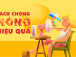 Té ngửa với cách chống nóng... hiệu quả tức thì