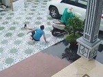 Chồng 'vồ ếch' đau đớn vì pha rồ ga bất cẩn của vợ con