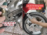 Vợ khóa xe chống trộm khiến chồng khóc thét