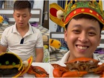 Chồng ngơ ngác khi được vợ cho ăn 'cua hoàng đế'