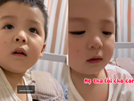 Bé trai vội xin lỗi khi biết nguyên nhân vết mổ trên bụng mẹ