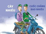 Xe ôm công nghệ: Cày nhiều cuốc chẳng bao nhiêu