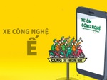 Xe ôm công nghệ mắc võng ngủ trong app