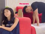 Con gái chán chả buồn nói với ông bố lầy lội