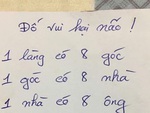 Người giỏi toán có giải được câu đố hack não này?