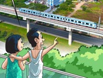 Chúc mừng chàng trai metro... chập chững chạy thử