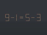 Thử tài IQ: Di chuyển một que diêm để 9-1=5-3 thành phép tính đúng