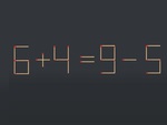 Thử tài IQ: Di chuyển một que diêm để 6+4=9-5 thành phép tính đúng