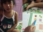 Chị bất lực khi dạy em gái học toán