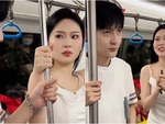 Người đẹp quê một cục khi đi xe buýt