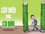 Khi cột điện khoác 'cỏ bào'