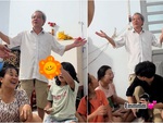 Cả nhà cười sảng khi nghe bố nói lời yêu thương với mẹ