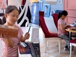 Bố dùng tuyệt chiêu khiến con gái ngoan ngoãn ngồi vào bàn học