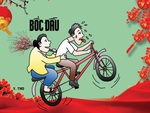 Bốc đầu vì... Tết!