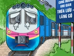Tàu hỏa toát mồ hôi với đoạn đường ray bất ổn