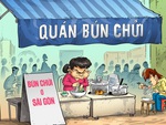 Sài Gòn cũng có quán bún chửi?