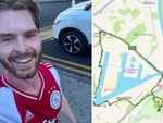 Bình luận viên bị CĐV Feyenoord dí ở Old Trafford vì mặc áo Ajax