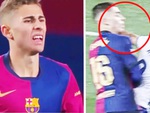 Sao trẻ Barca Fermin Lopez bị gãy răng ở trận thua Leganes