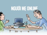 Mẹ con livestream đủ no rồi