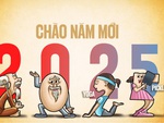 Gia đình yêu thể thao chúc mừng năm mới 2025