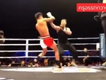 Võ sư Vịnh Xuân bị võ sĩ Muay Thái hạ knock out