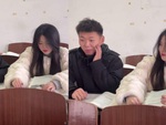 Nam sinh khoái chí vì tưởng được người đẹp hôn má khi ngủ
