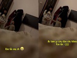 Em trai an ủi chị gái khi bị mẹ mắng