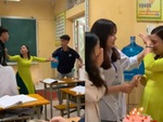 Cô giáo bật khóc vì trò diễn cảnh đánh nhau mừng sinh nhật