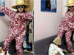 Mẹ bỉm sữa ở nhà trông con nhảy vũ điệu 'Làng lá' siêu ngầu
