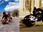 Hai bé trai vùng cao dùng cây chế xe Batman