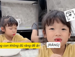 Con gái hờn dỗi khi mẹ chiêu đãi bữa ăn thịnh soạn